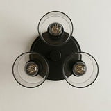3 Light Glass Ceiling Light view 5