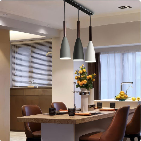 Iron Cone 3 Light Bar Pendant