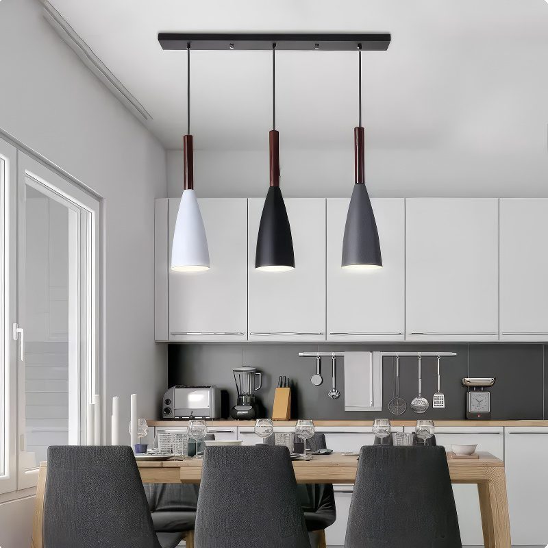 Iron Cone 3 Light Bar Pendant view 2