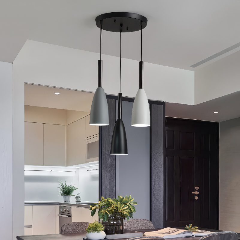 Iron Cone 3 Light Bar Pendant view 4
