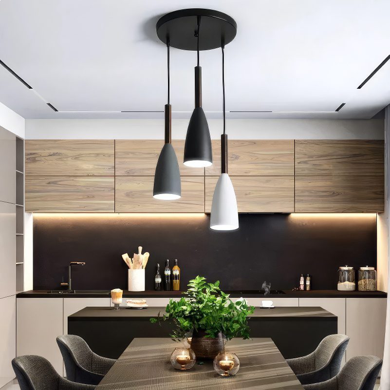 Iron Cone 3 Light Bar Pendant view 5