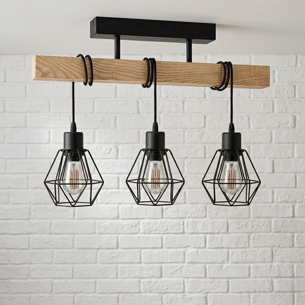 3 Light Pendant Ceiling Light view 2