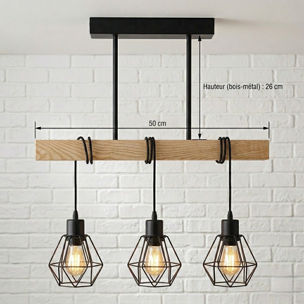 3 Light Pendant Ceiling Light view 9