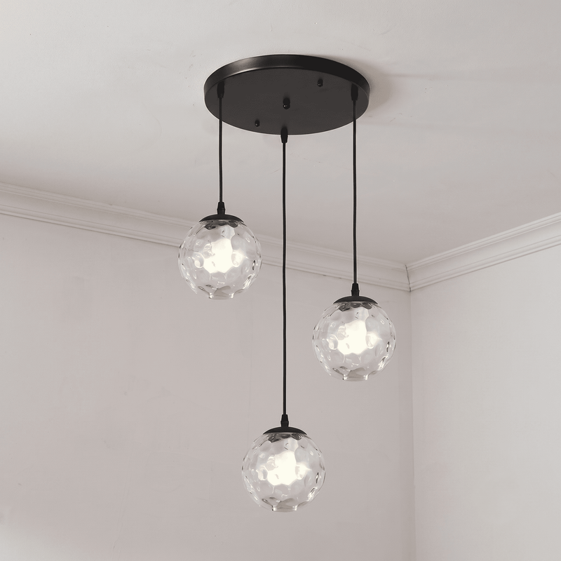 3 Light Round Pendant