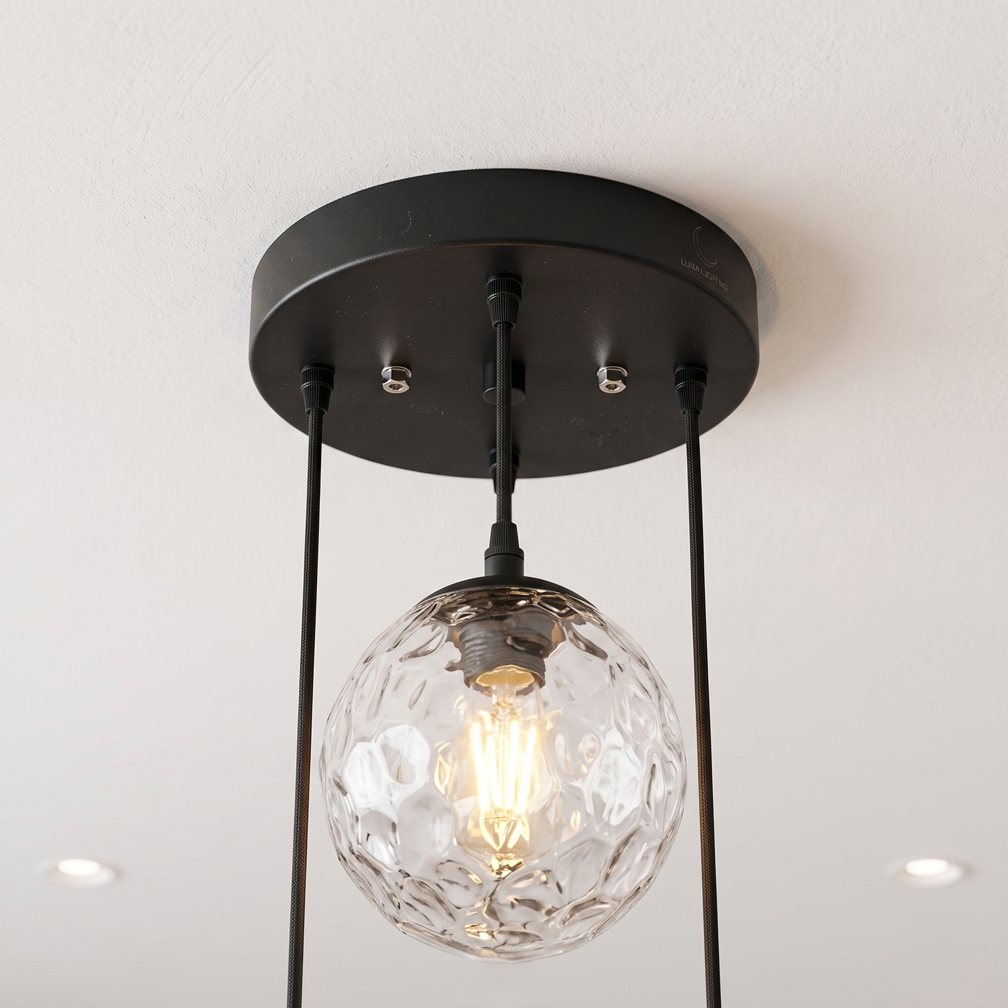 3 Light Round Pendant view 6