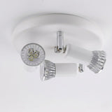 3 Light White Ceiling Spotlight view 2