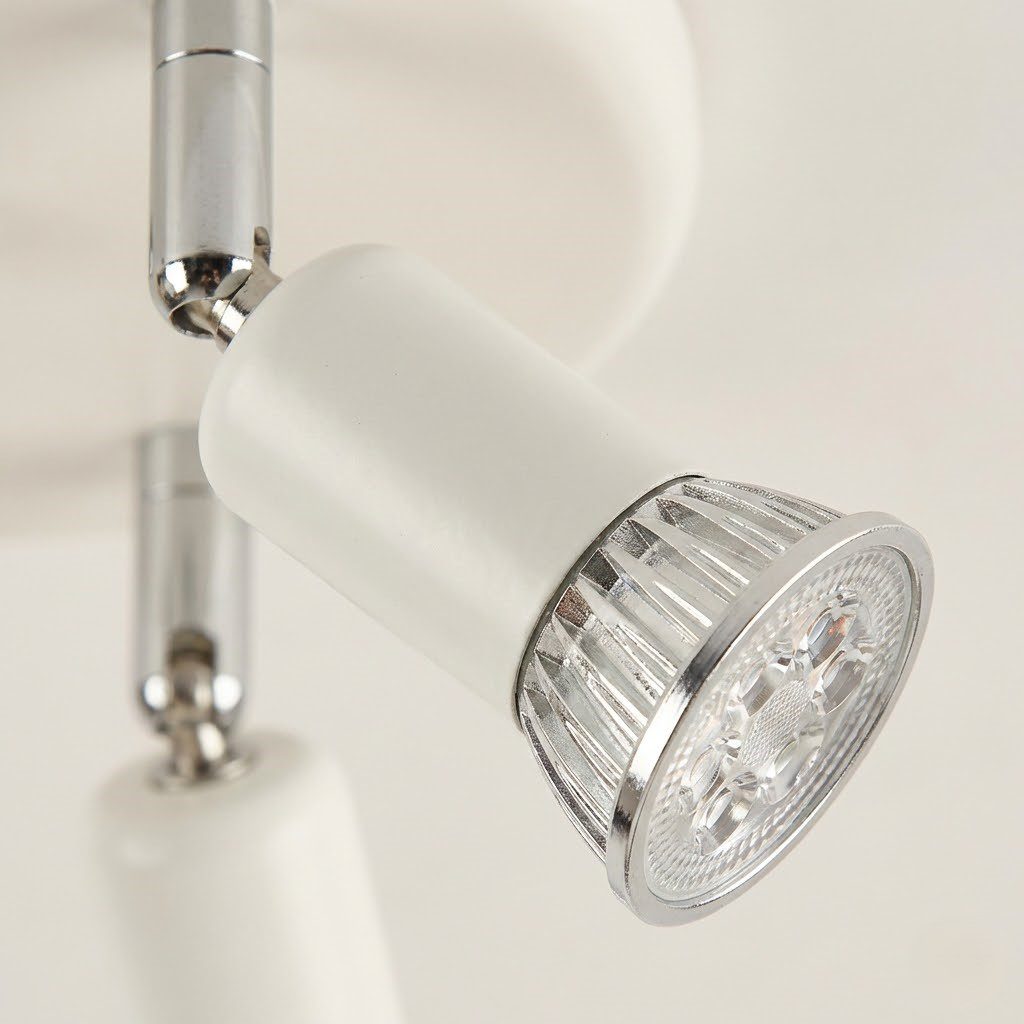 3 Light White Ceiling Spotlight view 7