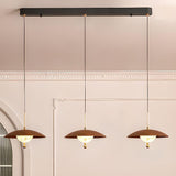 3 Light Wood Pendant view 1