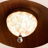 3 Light Wood Pendant view 2