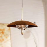 3 Light Wood Pendant view 6