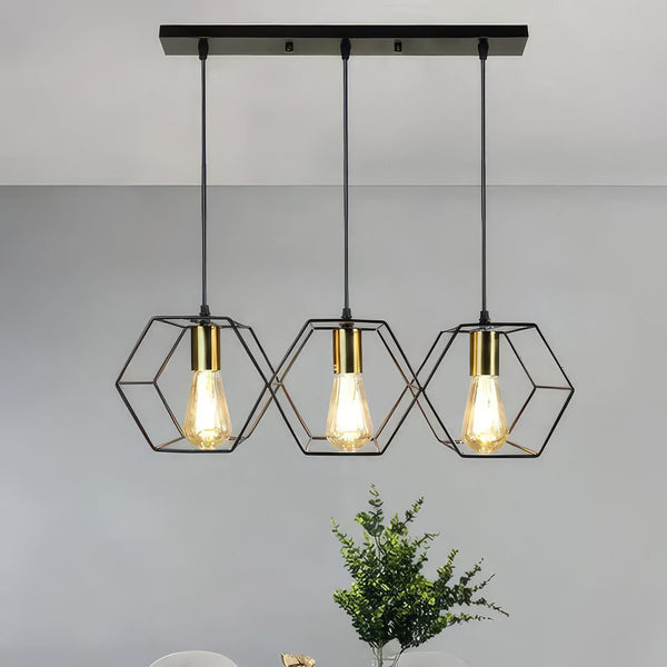 3 Pendant Lights on One Fixture