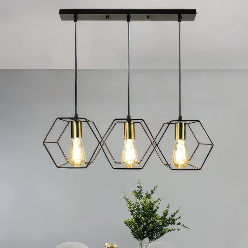 3 Pendant Lights on One Fixture