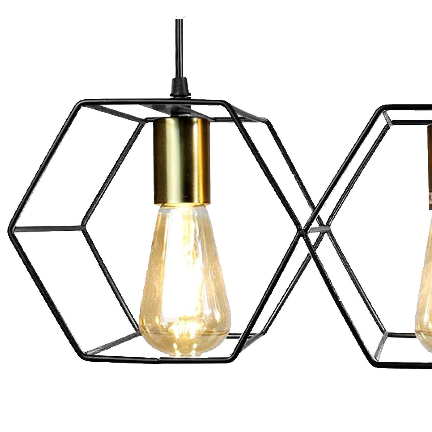 3 Pendant Lights on One Fixture view 6
