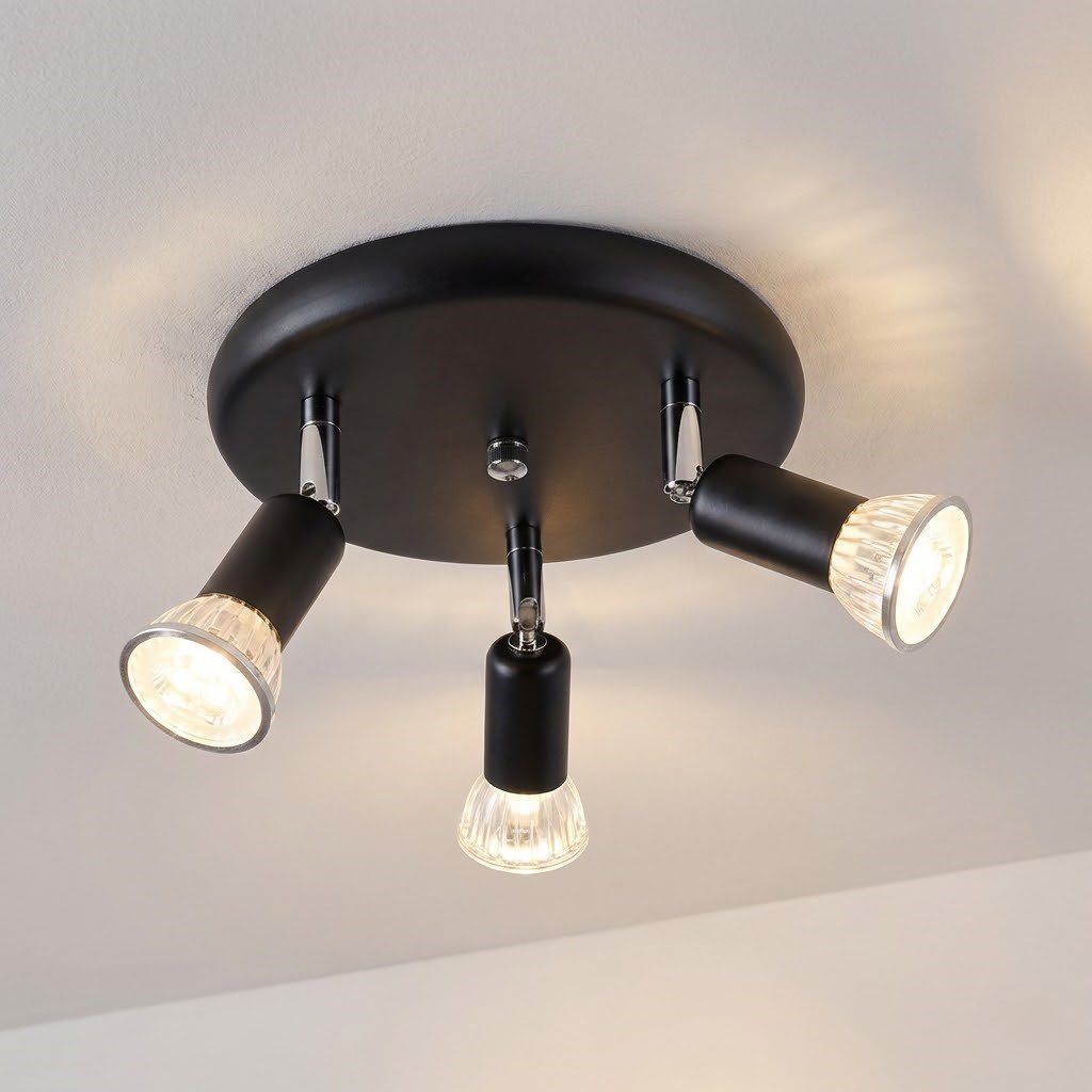 3 Spotlight Ceiling Light view 8