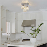 3 Way Crystal Ceiling Light view 3