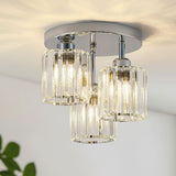 3 Way Crystal Ceiling Light view 6