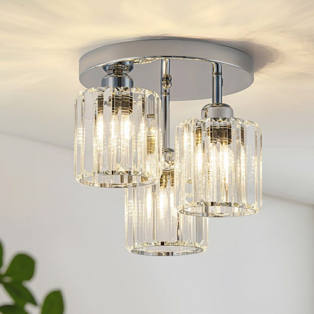 3 Way Crystal Ceiling Light view 6