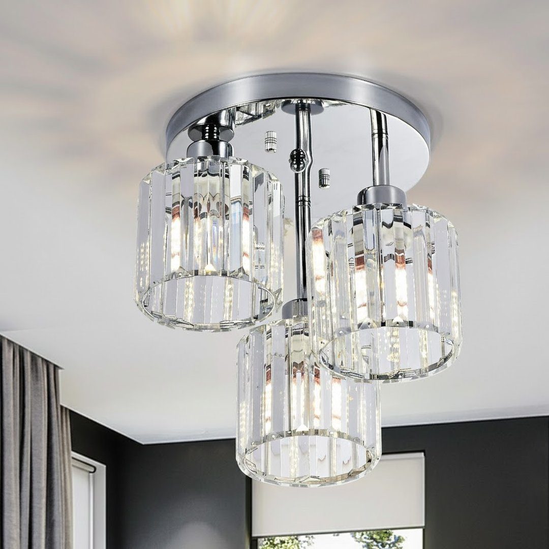 3 Way Crystal Ceiling Light view 9