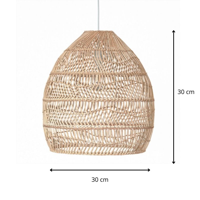 Suspension bambou chambre view 6