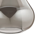 Luminaire suspension bulles de verre gouttes fumée view 7