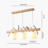 Suspension bois flotté oiseau view 8