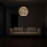 3D Glass Ball Light view 1
