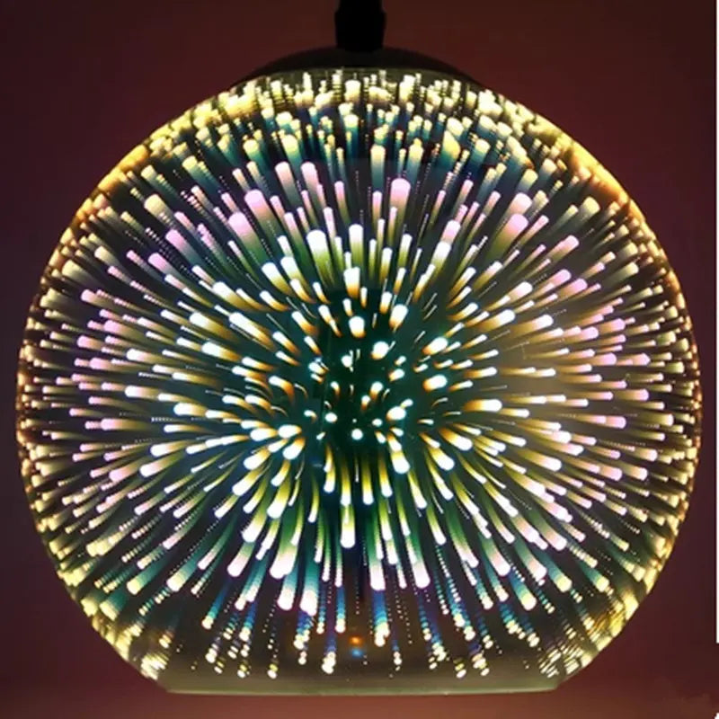 3D Glass Ball Light view 10