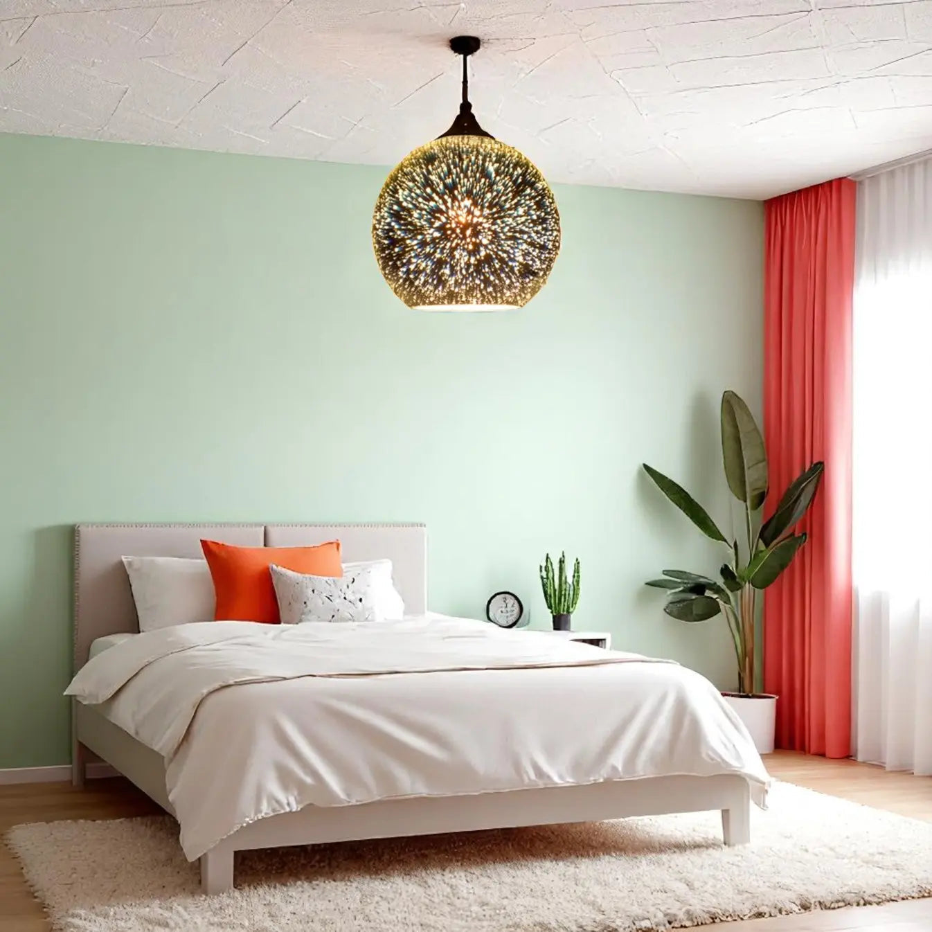 3D Glass Ball Light view 13