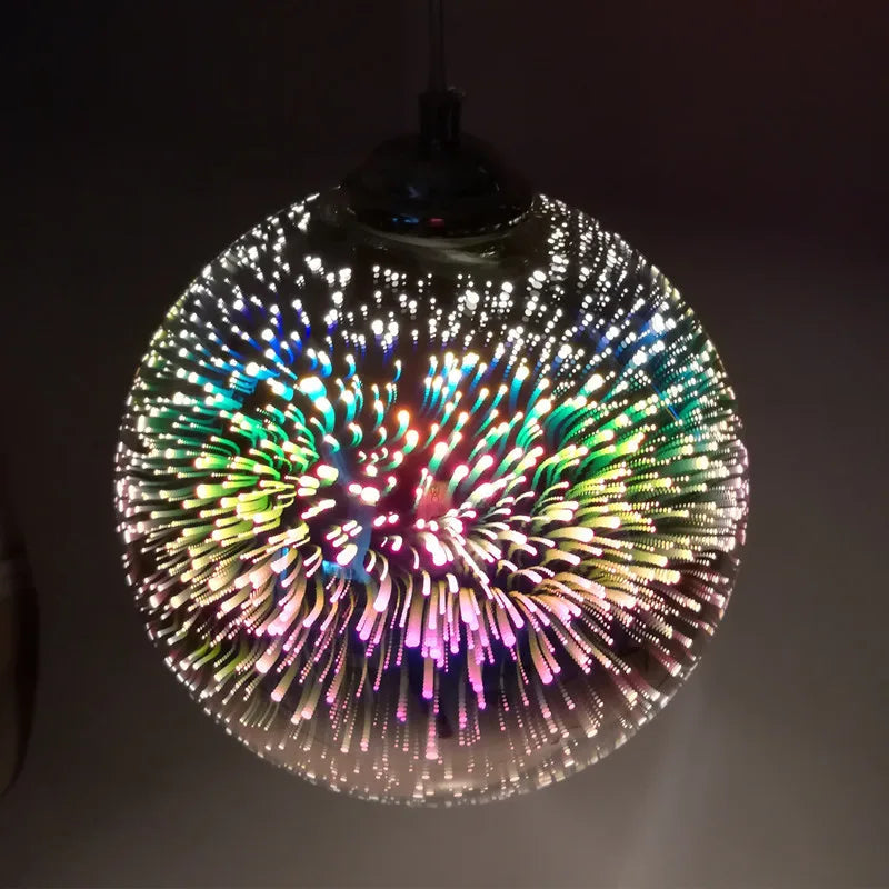 3D Glass Ball Light view 7