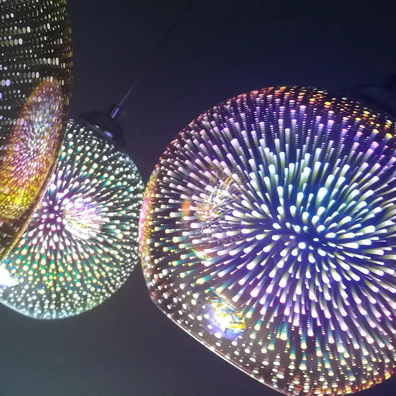 3D Glass Ball Light view 8