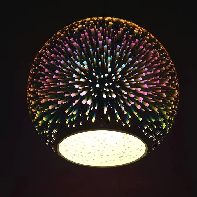 3D Glass Ball Light view 9