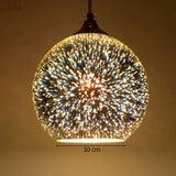 Suspension en verre disco view 3