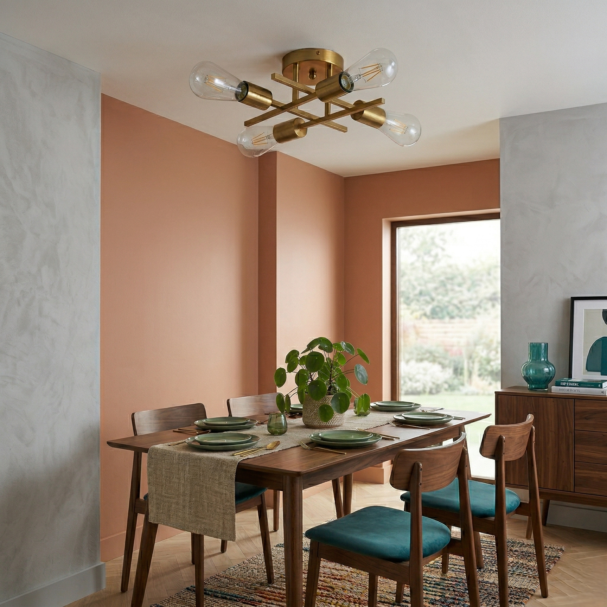 4 Arm Ceiling Light view 5