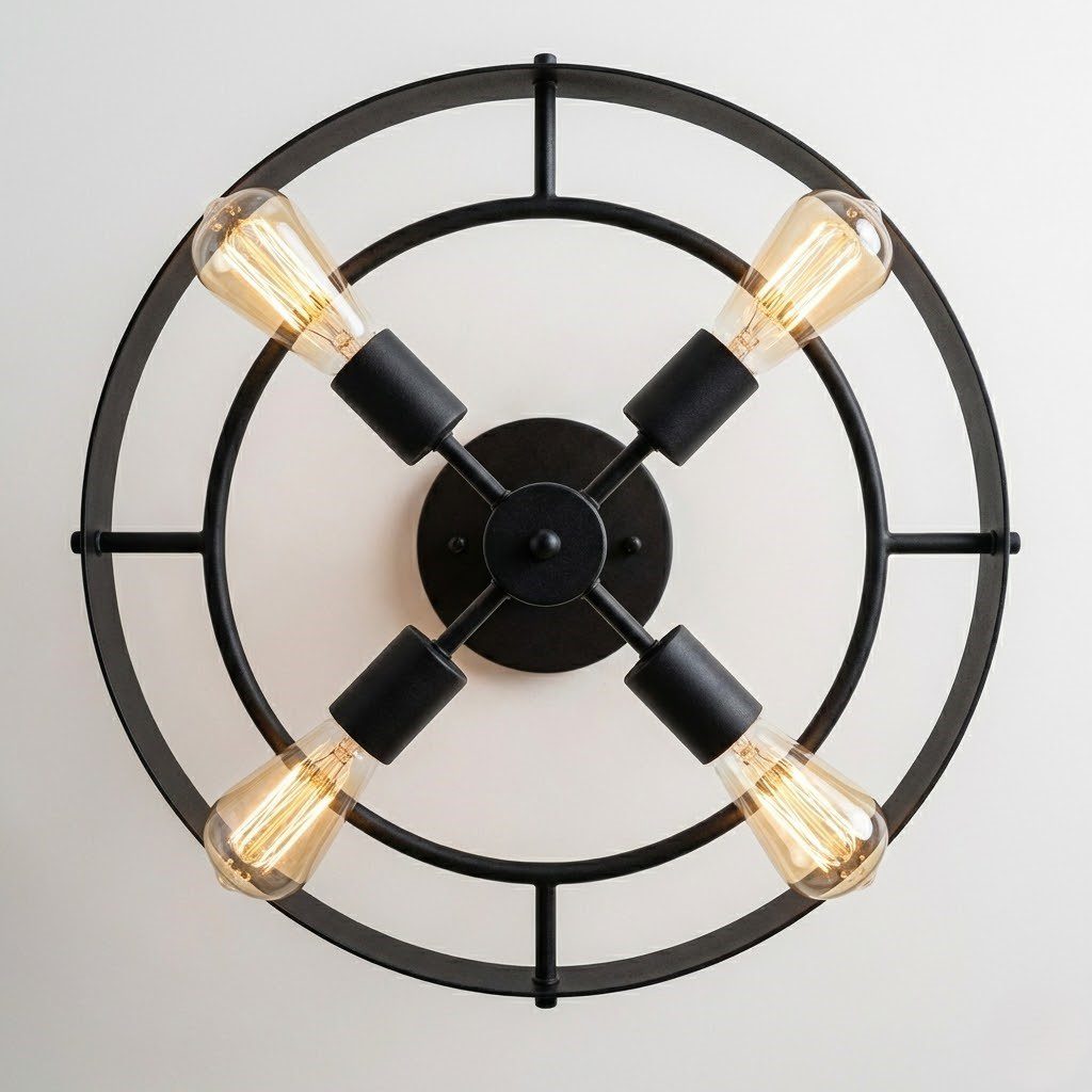 4 Bulb Ceiling Light view 3