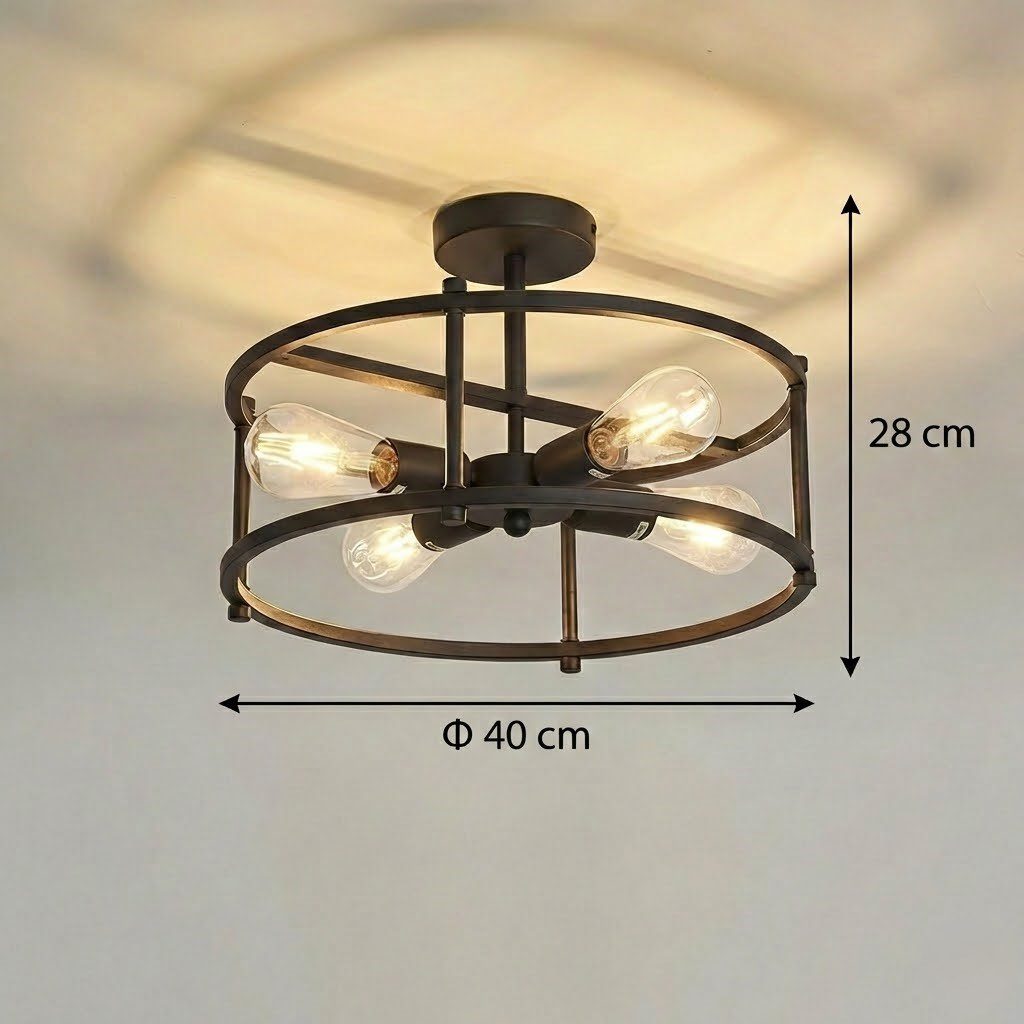 4 Bulb Ceiling Light view 8