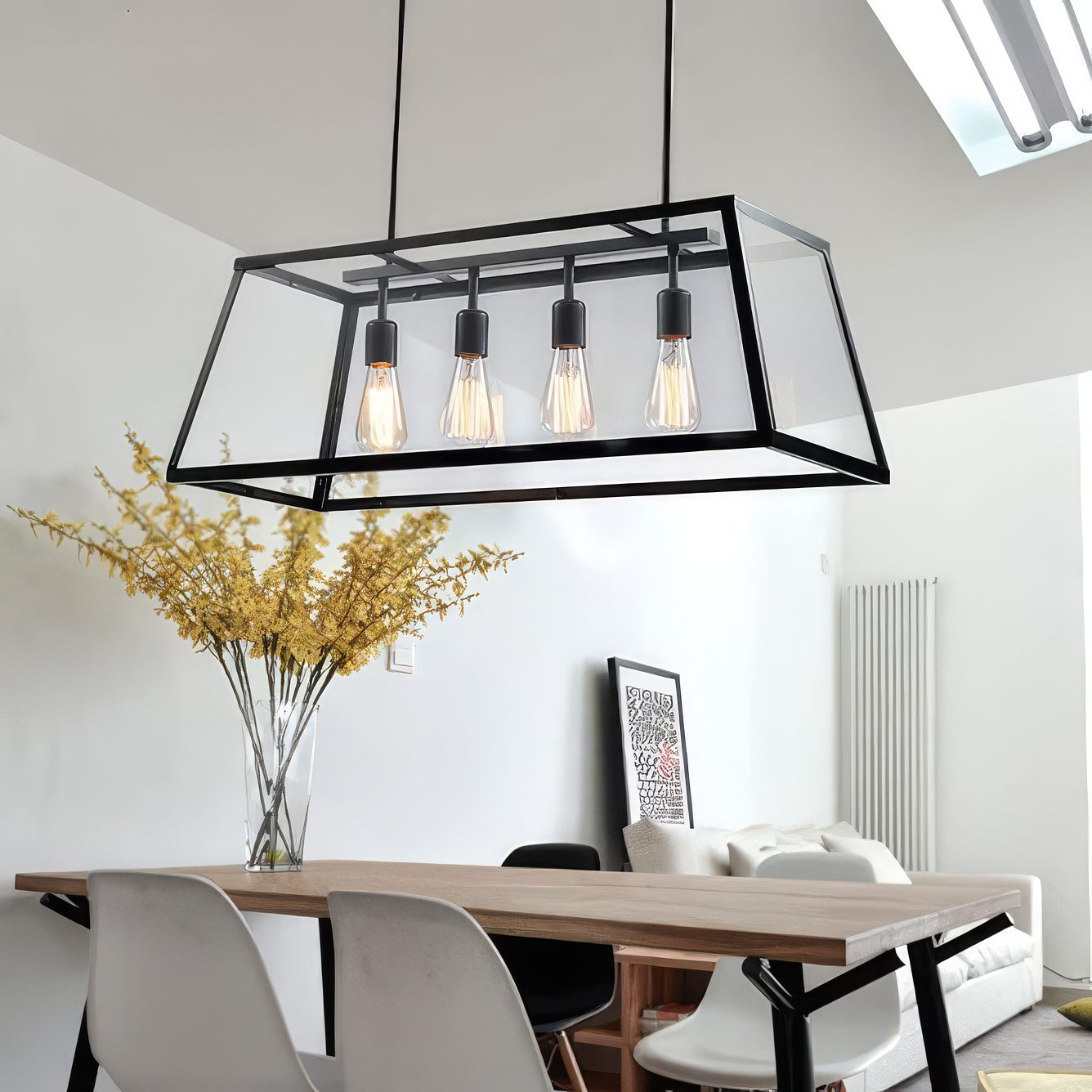 4 Bulb Pendant Light view 3