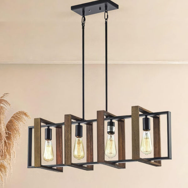 4 Light Bar Ceiling Pendant