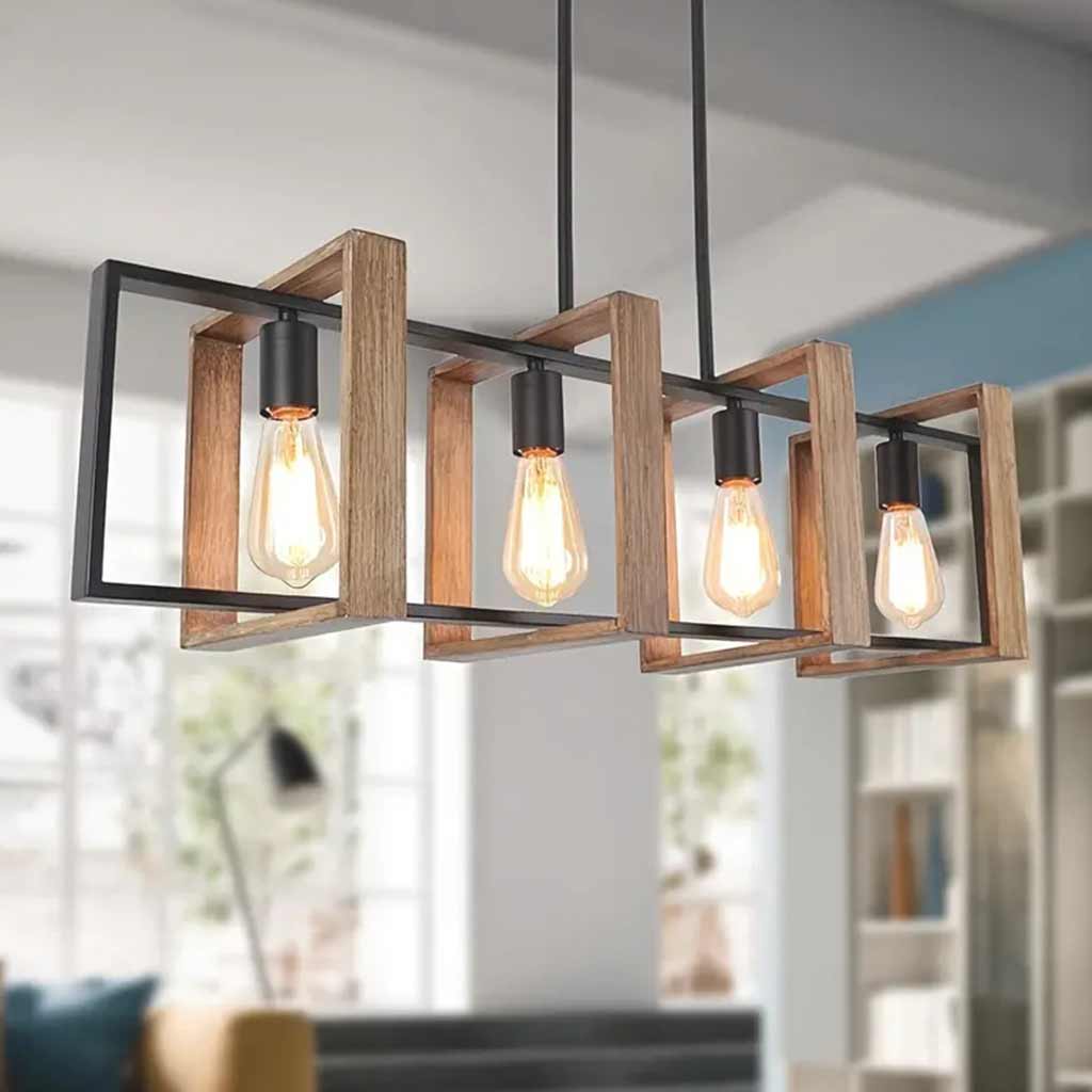 4 Light Bar Ceiling Pendant view 5