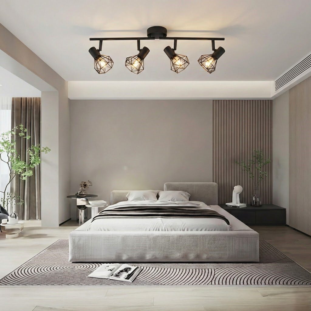 4 Light Ceiling Light view 3