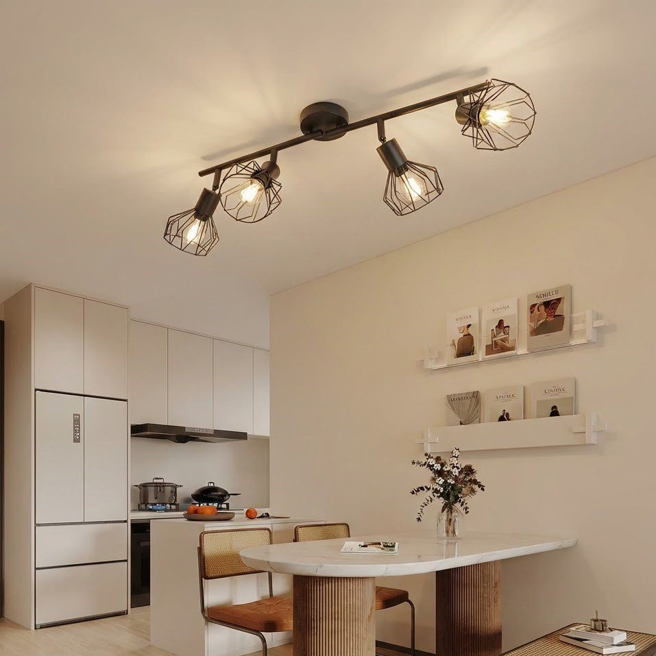 4 Light Ceiling Light view 5