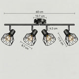 4 Light Ceiling Light view 6