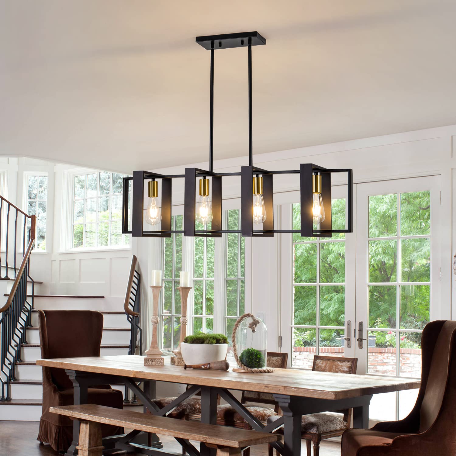 4 Light Island Pendant view 2