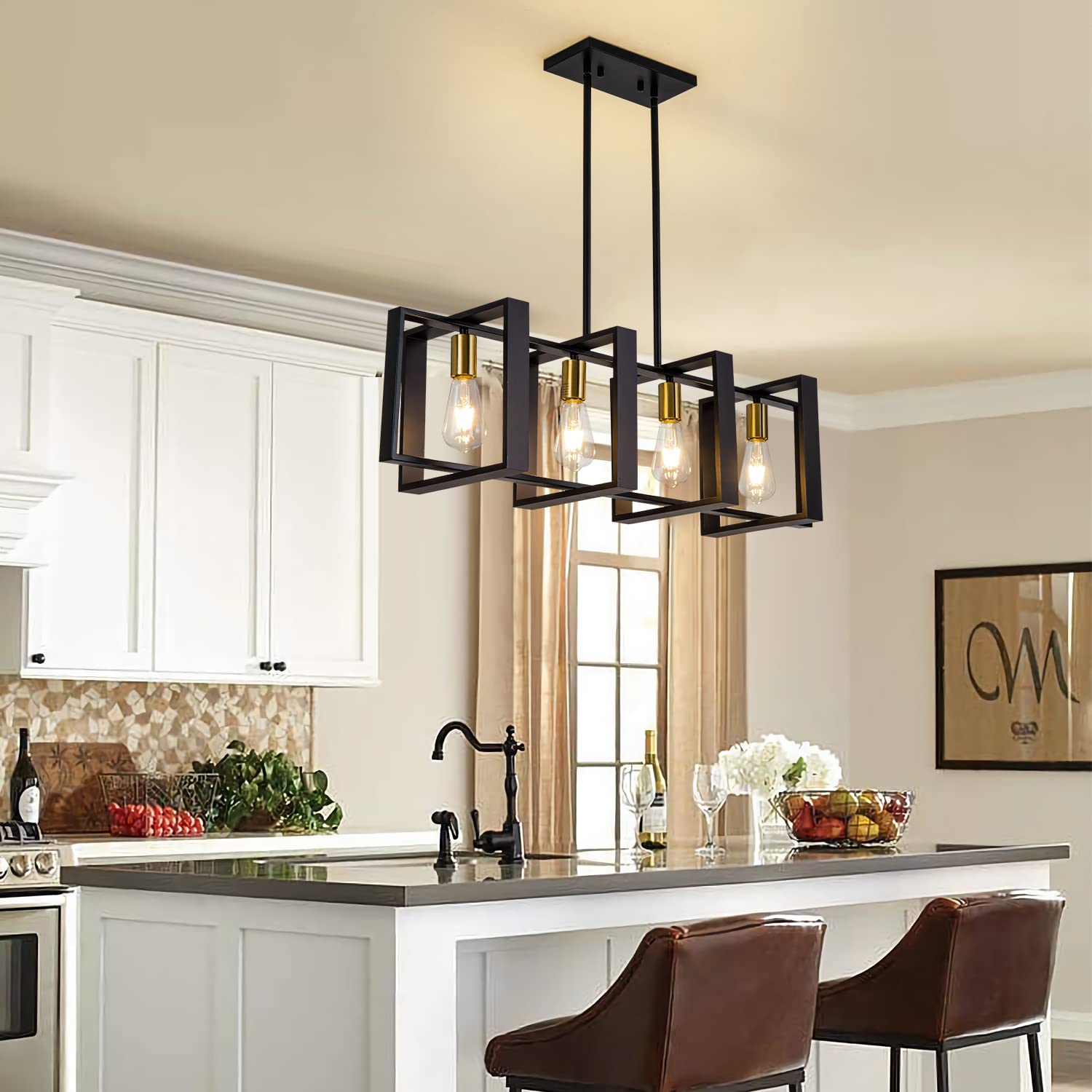 4 Light Island Pendant view 4