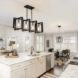 4 Light Island Pendant view 5