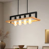 Solid Wood Beam 4 Light Pendant