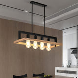 Solid Wood Beam 4 Light Pendant view 2