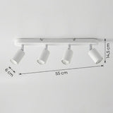 4 Spotlight Bar White view 3