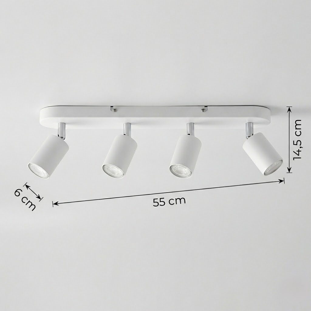 4 Spotlight Bar White view 3