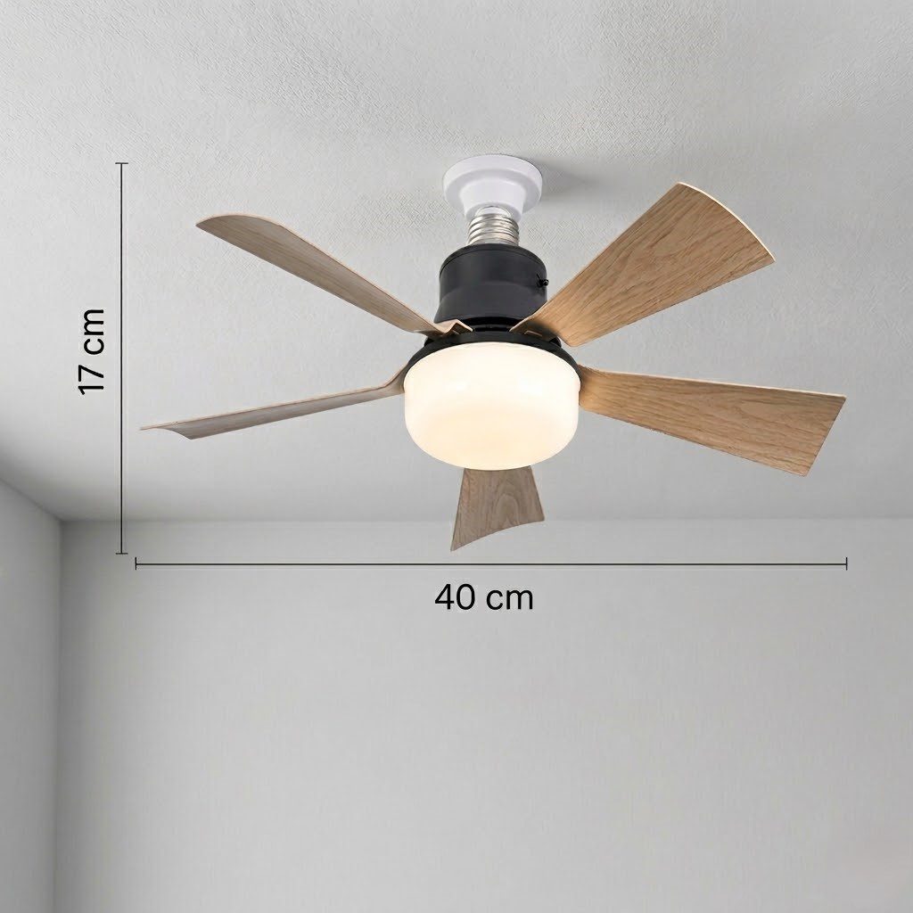 5 Blade Ceiling Fan with LED Light view 8