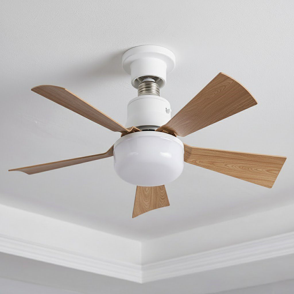 5 Blade Wooden Ceiling Fan view 4